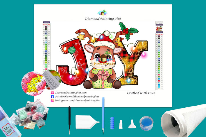 Joy Reindeer Diamond Painting