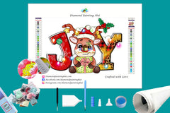 Joy Reindeer Diamond Painting