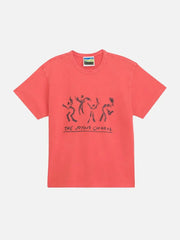 VANS Julian Klincewicz x OTW Washed SS Tee - Mandarin Red - Uncategorized T-SHIRT