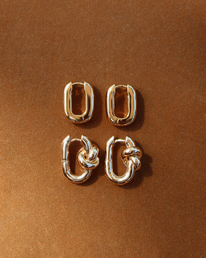 Karina Knot Hoops