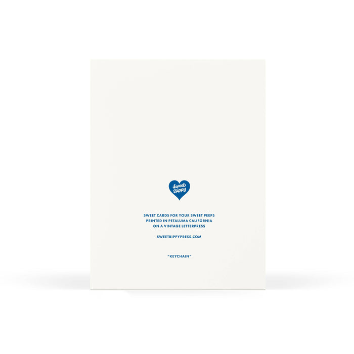 Keychain Housewarming Card