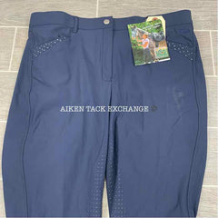 KL Select USG "Lizzy" Silicone Full Seat Breeches, Size 32