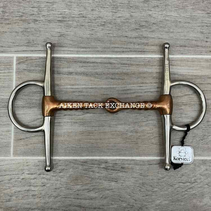 Korsteel Copper Corkscrew Single Joint Full Cheek Bit 5"