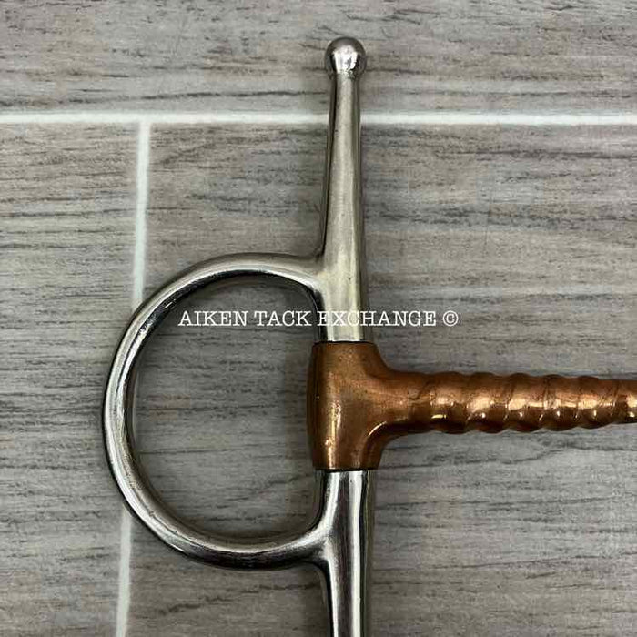 Korsteel Copper Corkscrew Single Joint Full Cheek Bit 5"