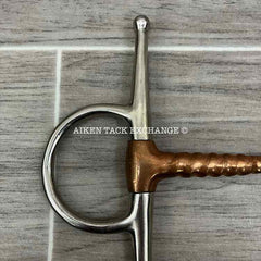 Korsteel Copper Corkscrew Single Joint Full Cheek Bit 5"