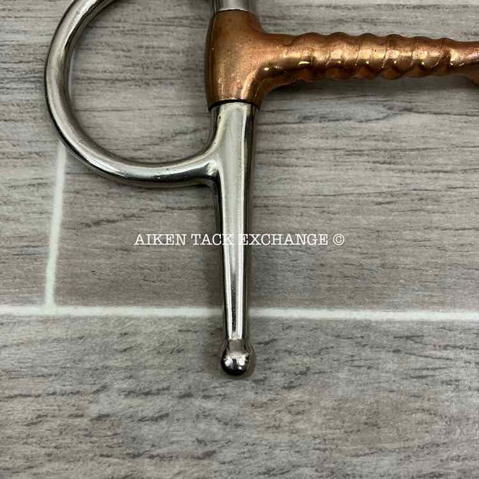 Korsteel Copper Corkscrew Single Joint Full Cheek Bit 5"
