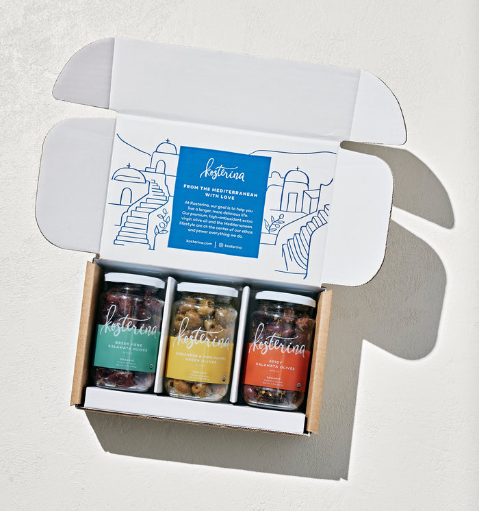 Kosterina Snacking Olives Trio