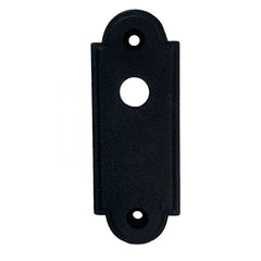 Lag Pintle Trim Plate - 3-1/4" Inch x 1-1/4" Inch - Black Powder Coat Finish - Sold Individually