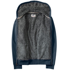 Lands' End Men's Serious Sweats Full Zip Hoodie - Navy