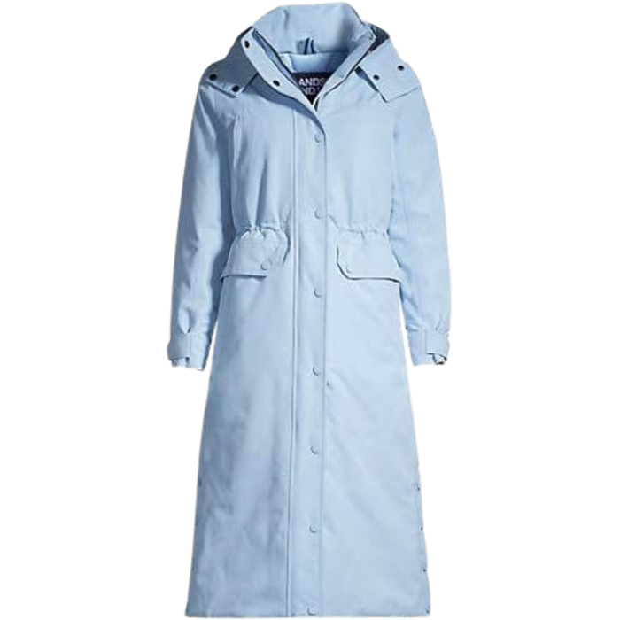 Lands' End Womens Expedition Down Maxi Coat Winter Jacket - 526575