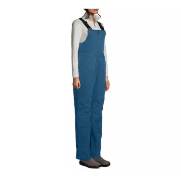 Lands' End Women's Expedition Primaloft Waterproof Snow Bibs – Evening Blue