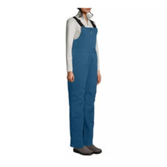 Lands' End Women's Expedition Primaloft Waterproof Snow Bibs – Evening Blue
