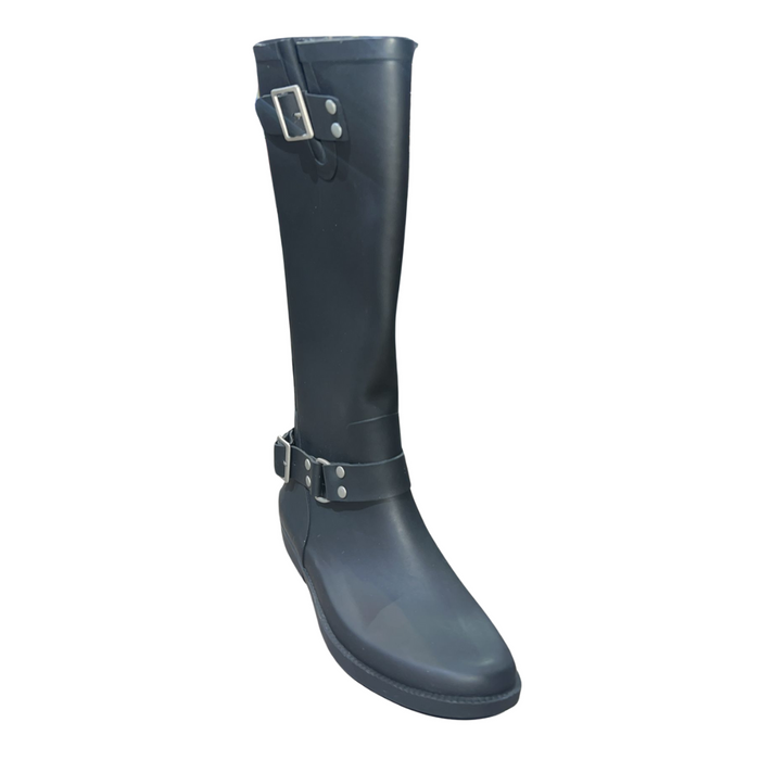 Lands' End Women's Tall Rain Boots Black 5458569