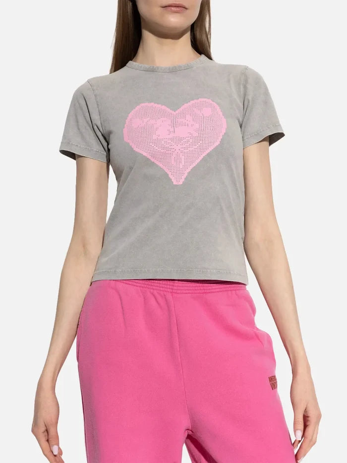 CARNE BOLLENTE Lapins & Lace - Off Grey - Kategorize edilmemiş T-SHIRT