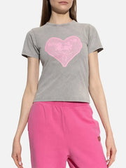 CARNE BOLLENTE Lapins & Lace - Off Grey - Kategorize edilmemiş T-SHIRT