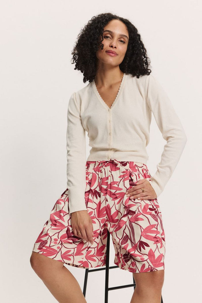 Leaa EcoVero™ Shorts - Berry Birds