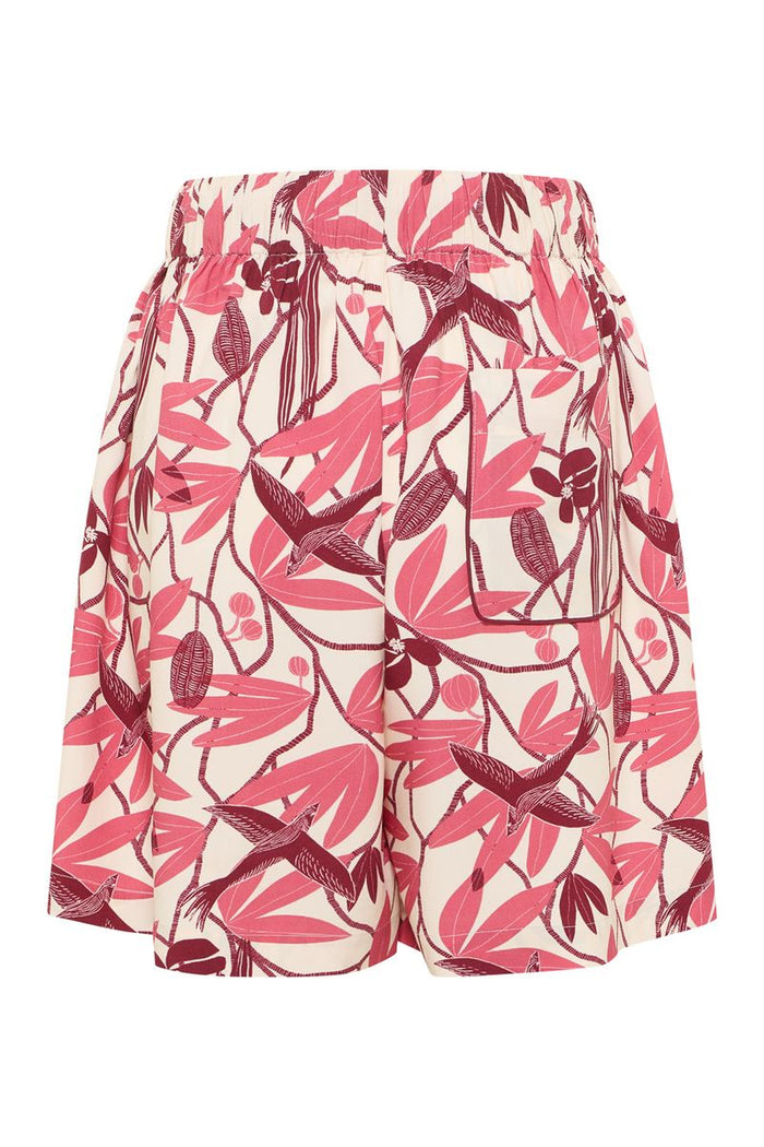 Leaa EcoVero™ Shorts - Berry Birds