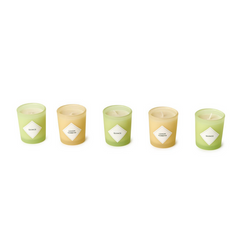 Lemon Verbena and Quince Set of 5 Scented Candles