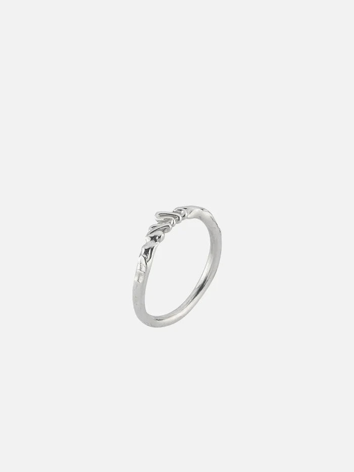 JEWELS FOR JOY Lima Stacker Ring – gümüş, yan görünüm