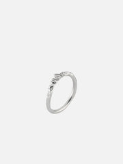JEWELS FOR JOY Lima Stacker Ring – gümüş, yan görünüm