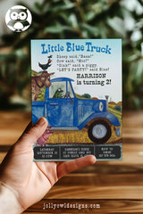 Little Blue Truck Birthday Party Invitation - Jolly Owl Designs