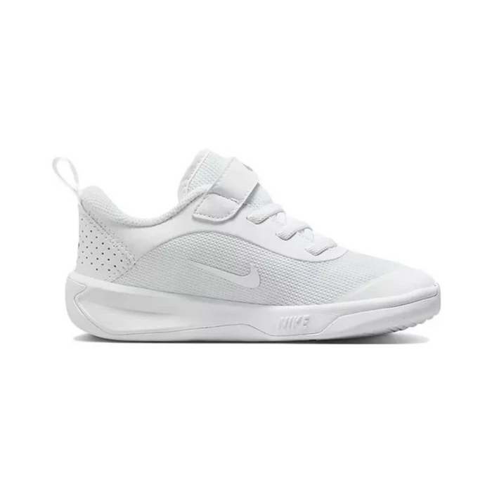 Nike Little Kids' Omni Multi-Court Low White Shoes DM9026-100