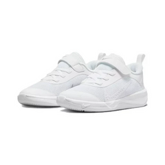 Nike Little Kids' Omni Multi-Court Low White Shoes DM9026-100