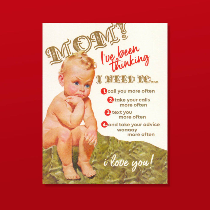 Little Thinker Mother's Day Card