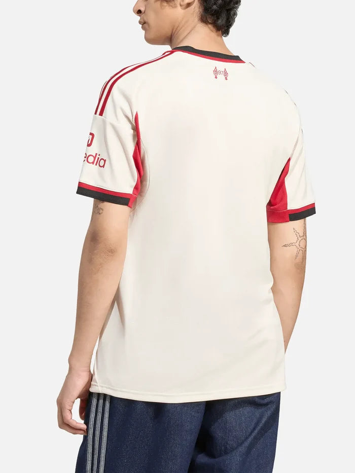 ADIDAS ORIGINALS Liverpool FC 25/26 Away Jersey - Wonder White - Jerseys FORMA