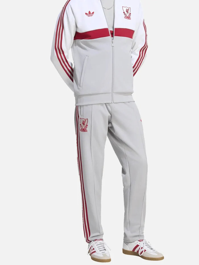 ADIDAS ORIGINALS Liverpool FC OG2 Track Top – White/Grey Two, önden görünüm