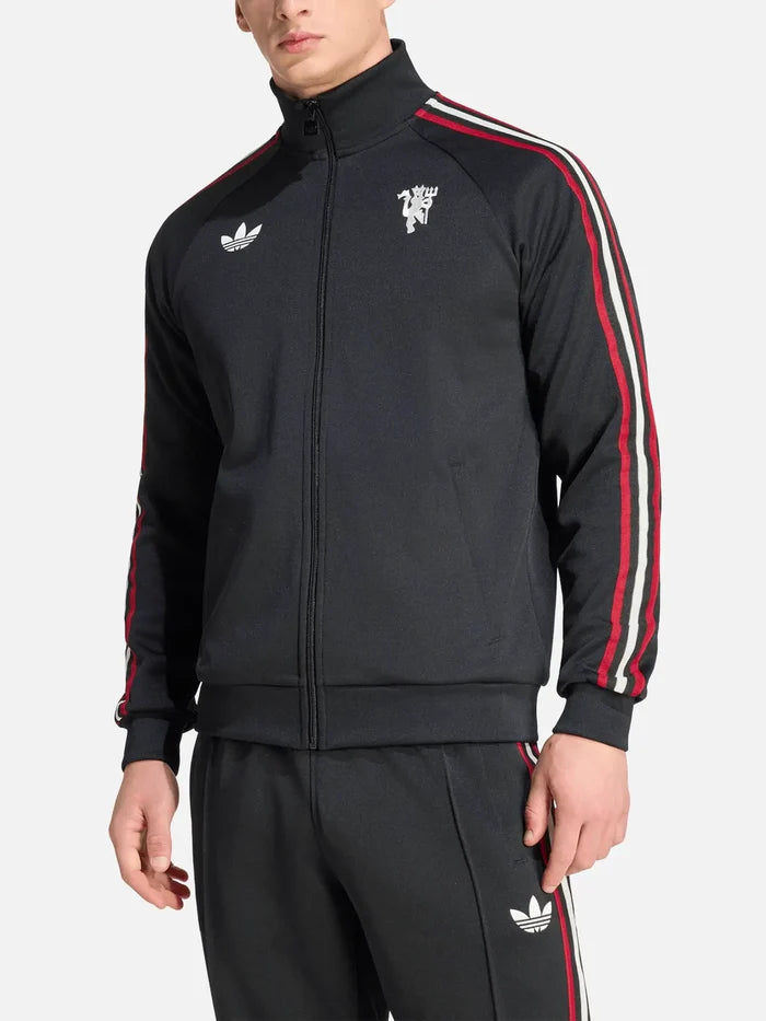 ADIDAS ORIGINALS Manchester United OG Track Top - Black - Track Jackets EŞOFMAN ÜSTÜ