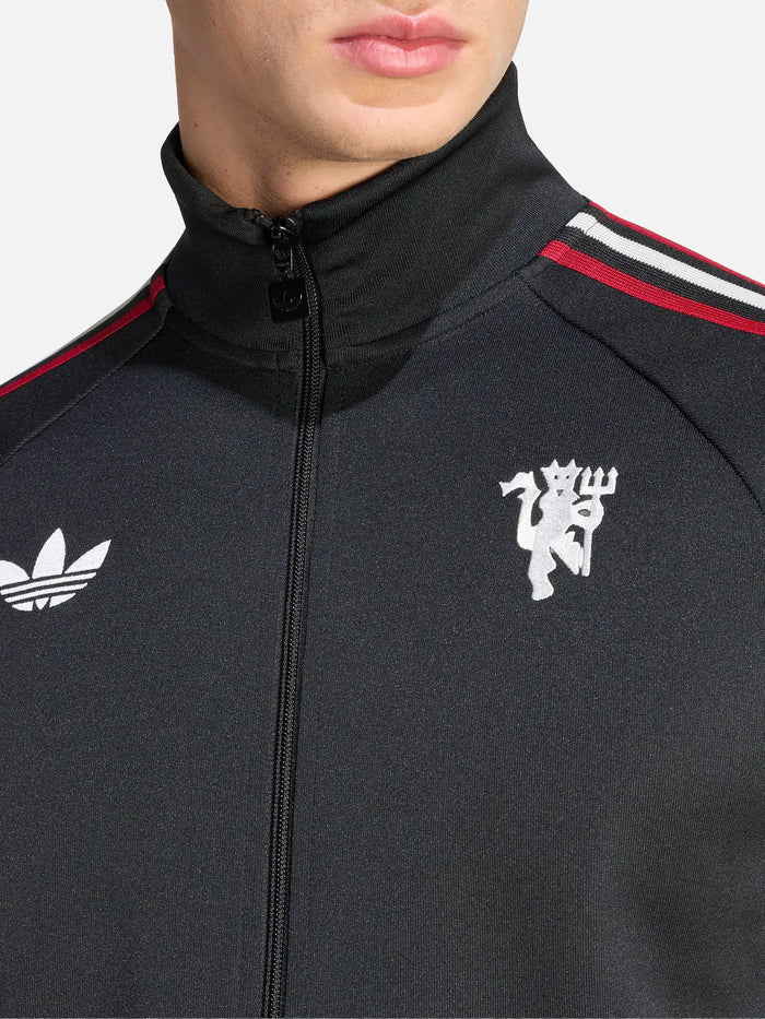 ADIDAS ORIGINALS Manchester United OG Track Top - Black - Track Jackets EŞOFMAN ÜSTÜ