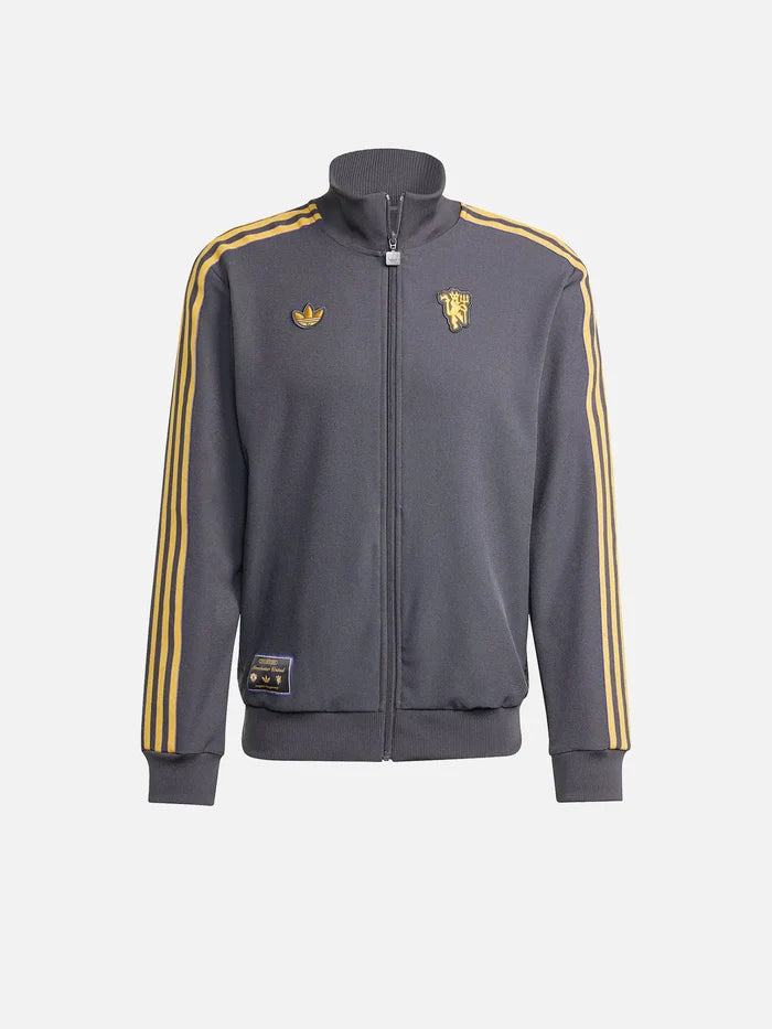 ADIDAS ORIGINALS Manchester United Terrace Icons Track Top "Utility Black" - Uncategorized EŞOFMAN ÜSTÜ
