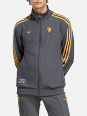 ADIDAS ORIGINALS Manchester United Terrace Icons Track Top "Utility Black" - Uncategorized EŞOFMAN ÜSTÜ