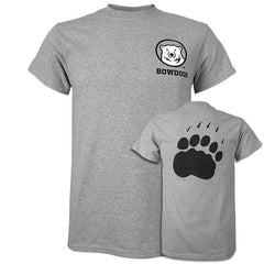 Front and back view of Mascot Medallion Tee.