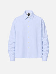 shopi go Meguro Regular Shirt - Light Blue – Light Blue, ön görünüm