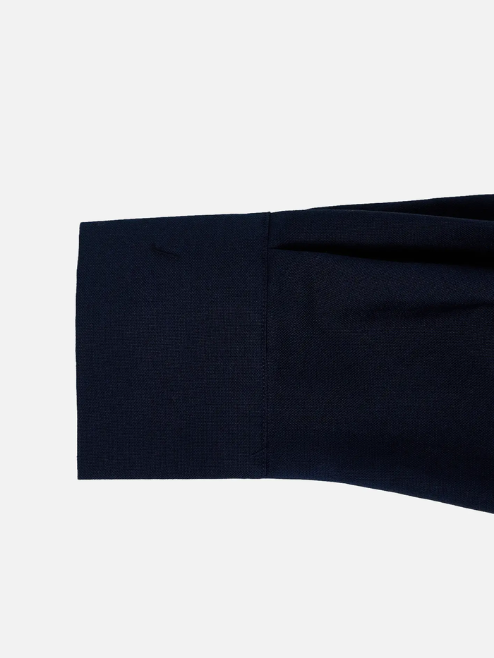 shopi go Meguro Regular Shirt – Navy, yakın çekim