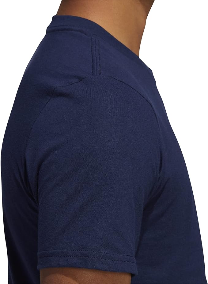 Adidas Men's Amplifier Regular Fit Cotton T-Shirt EK0175 Navy