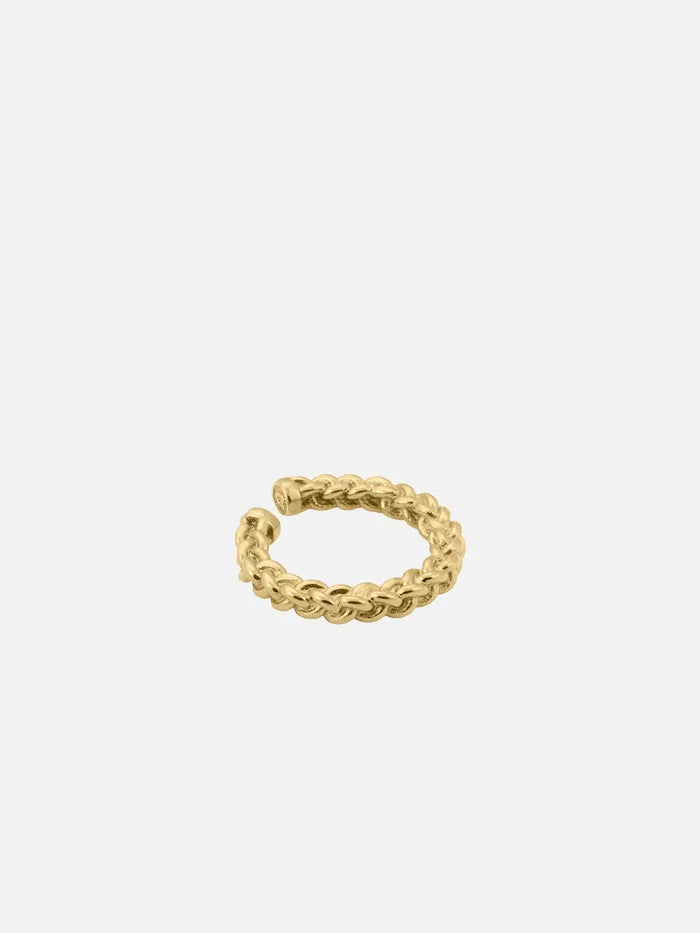 ATOLYEWOLF Mesh Ring in Gold - Earrings YÜZÜK