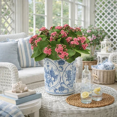 Mid Size Round Trellis Planter by The Enchanted Home
