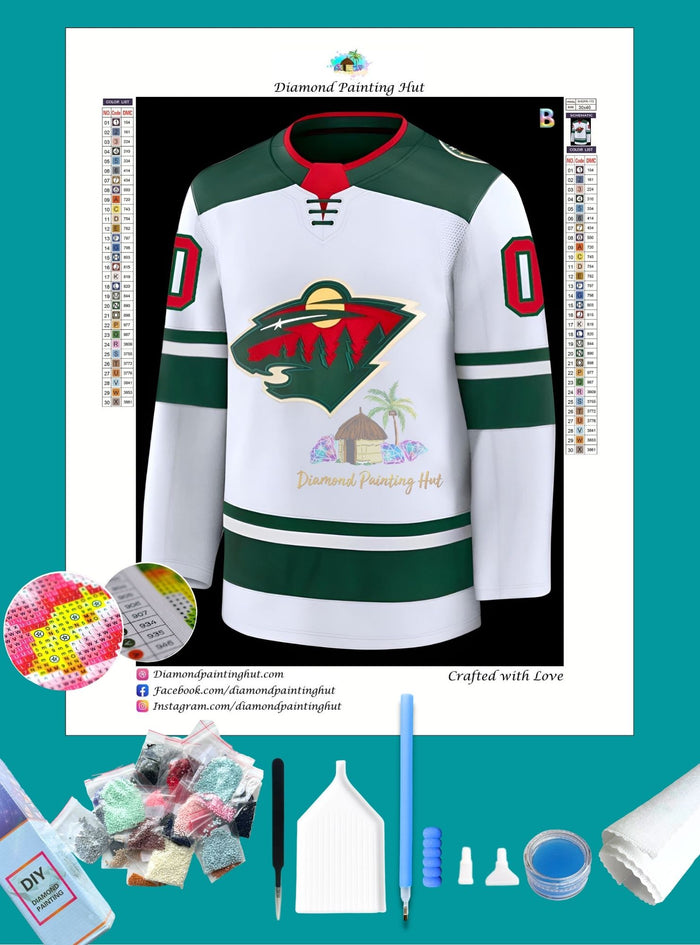 Minnesota NHL Jersey Diamond Painting