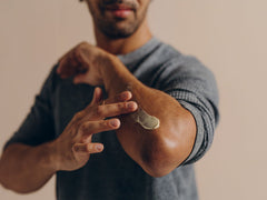 Mustela USA | Multi Purpose Balm with 3 Avocado Extracts on a men's skin