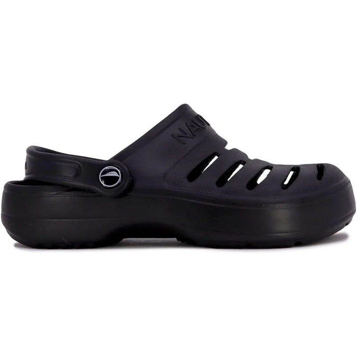 Nautica Men’s River Edge Clogs Black Slip-On Shoes – KM3395