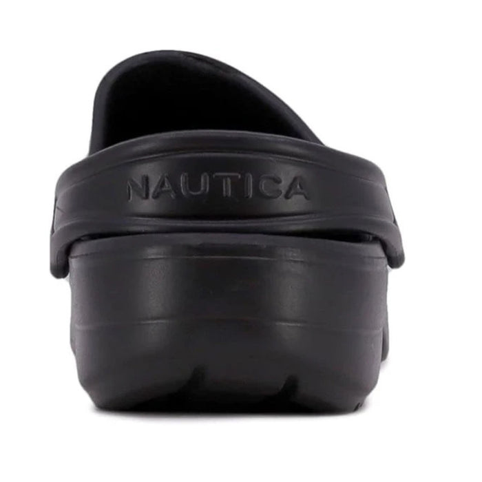 Nautica Men’s River Edge Clogs Black Slip-On Shoes – KM3395