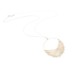 Necklace - Silver Bird's Nest (Ivory) by Verso