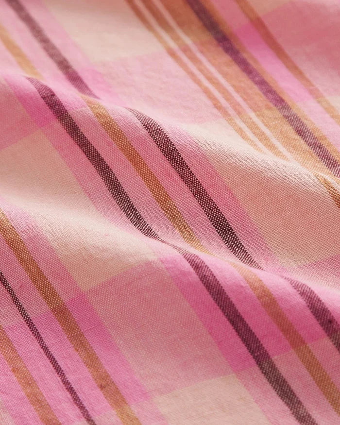 Nicolette Linen Euro Pillowcase Pair | Poudre