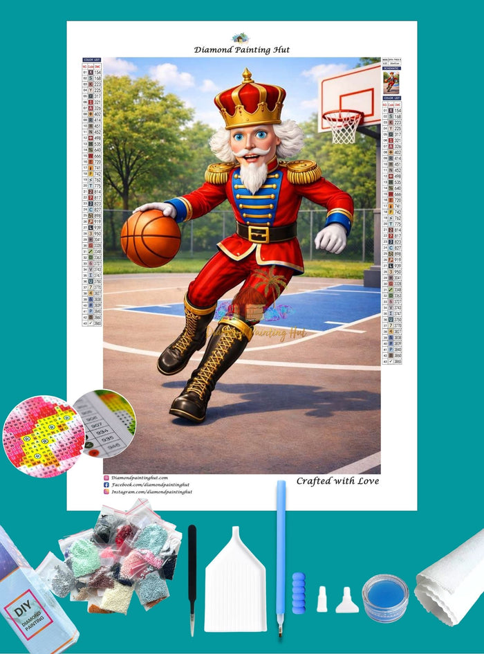 Nutcracker Basketball Mascot Diamond Painting