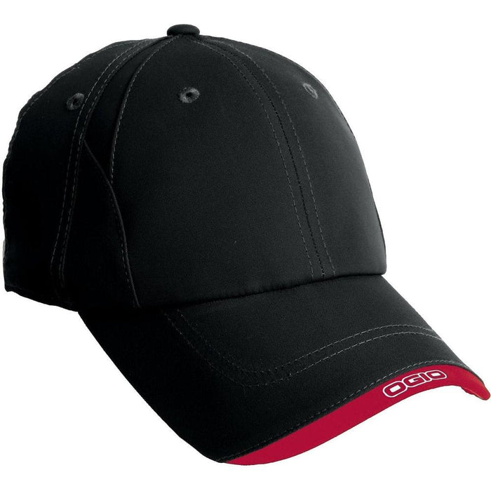 no-logo OGIO X-Over Cap-Regular-OGIO-Blacktop/Chili Red-OSFA-Thread Logic