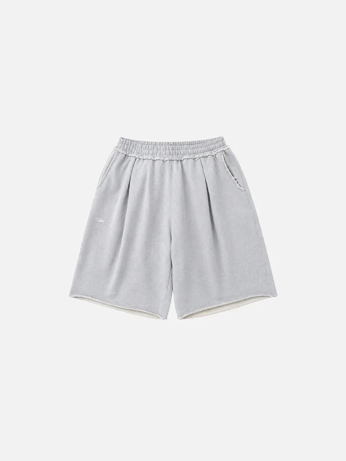 SHOPI GO Ohara Bermuda Shorts - Melange Grey - Kategorize edilmemiş ŞORT