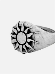 TWOJEYS Organic Sun Ring - Silver - Rings YÜZÜK